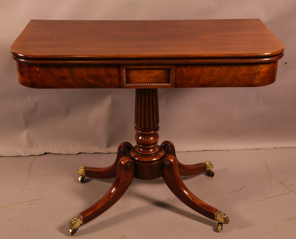 A Georgian Mahogany Games Table 