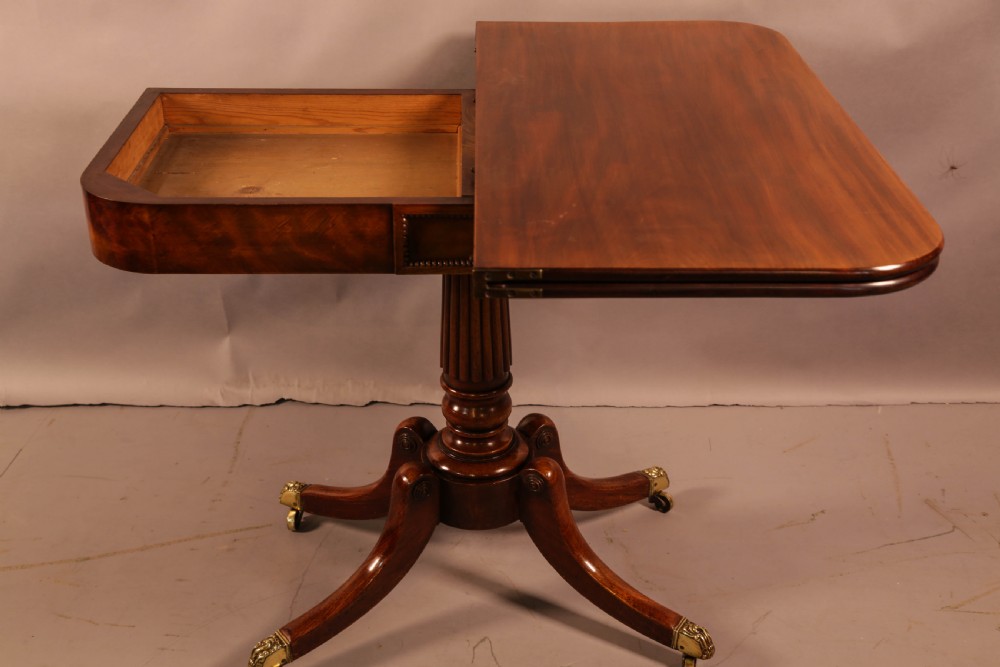 A Georgian Mahogany Games Table  View VI