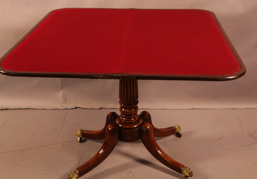 A Georgian Mahogany Games Table  View VII