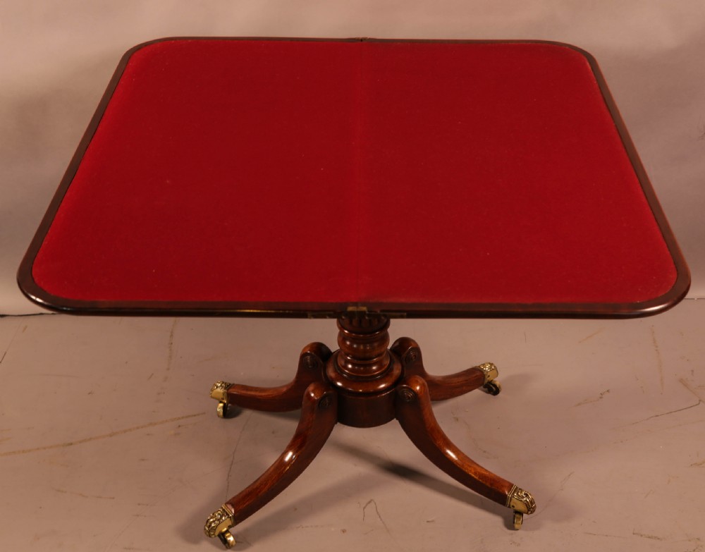 A Georgian Mahogany Games Table  View VIII