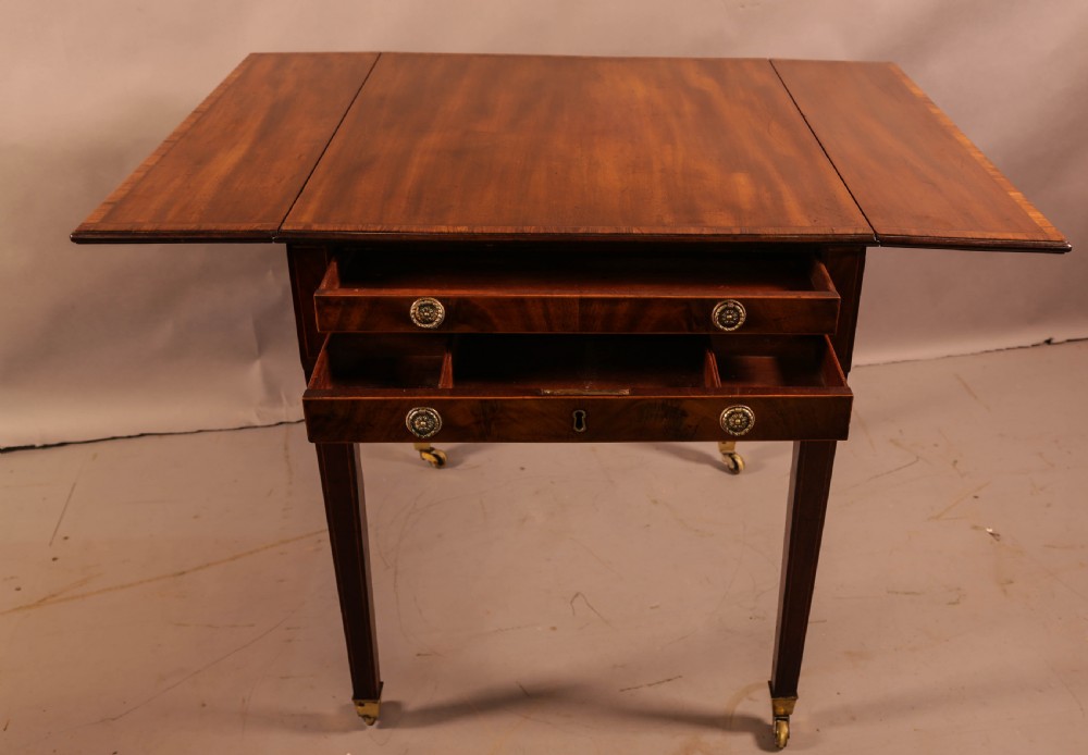 A Super Georgian Library Pembroke Table View III