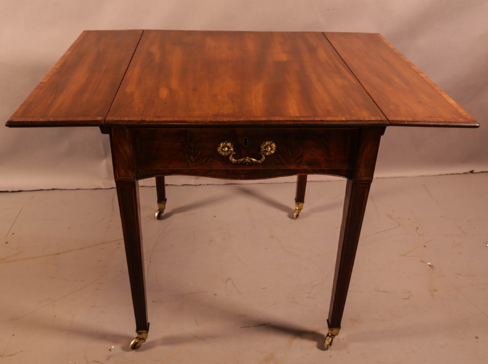 A Super Georgian Library Pembroke Table View VII