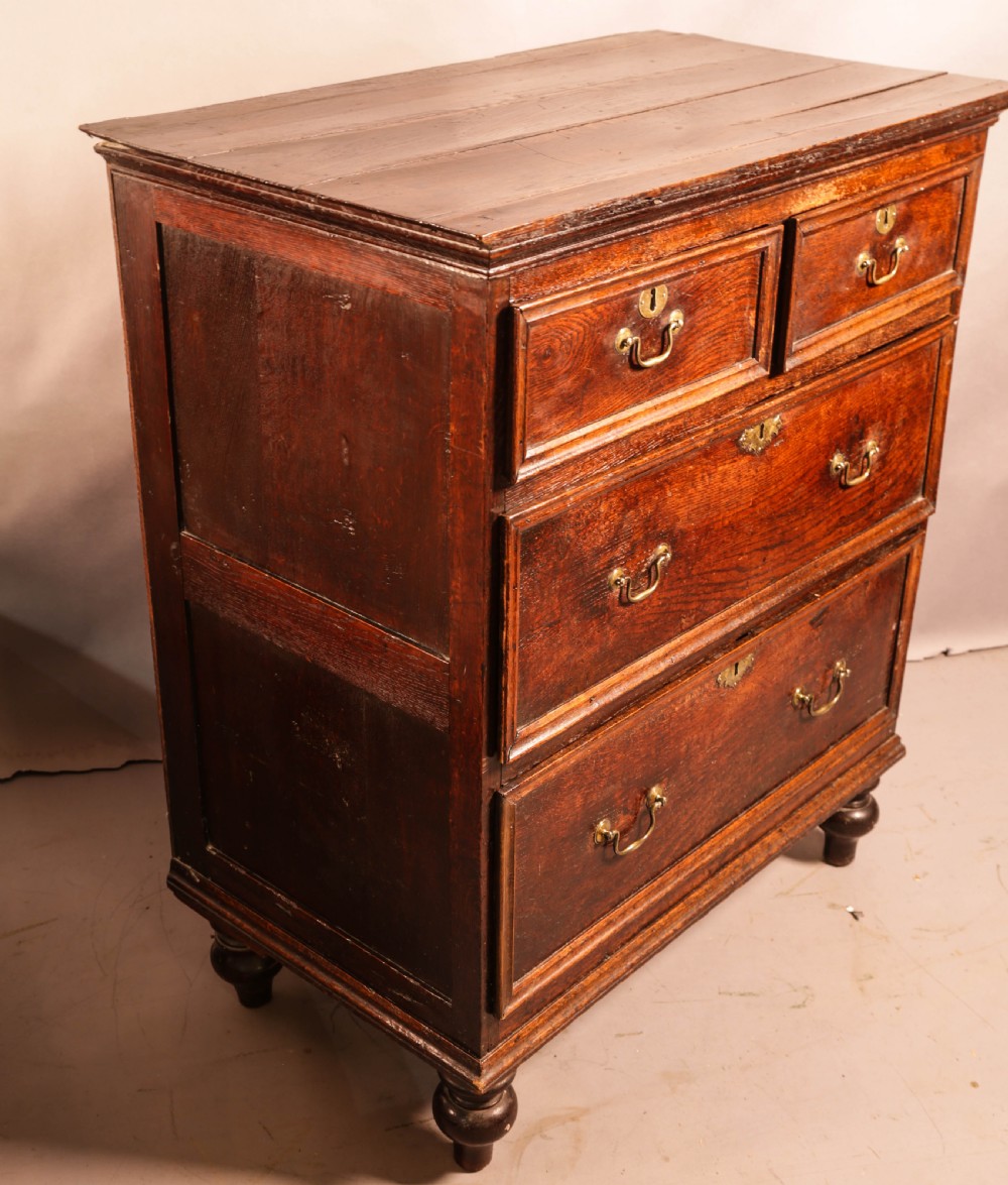 An 18th century Oak Chest of Drawers View IV