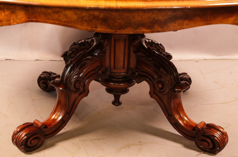 A Victorian Burr Walnut Coffee Table View IV