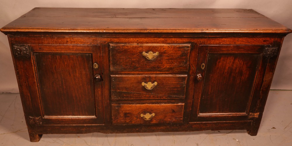 A Good Georgian Oak Serving Dresser