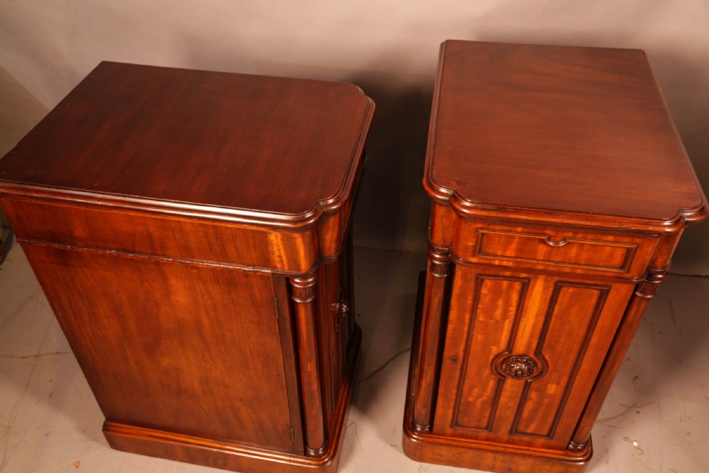 Fantastic Pair of Victorian Bedside Chests View VII