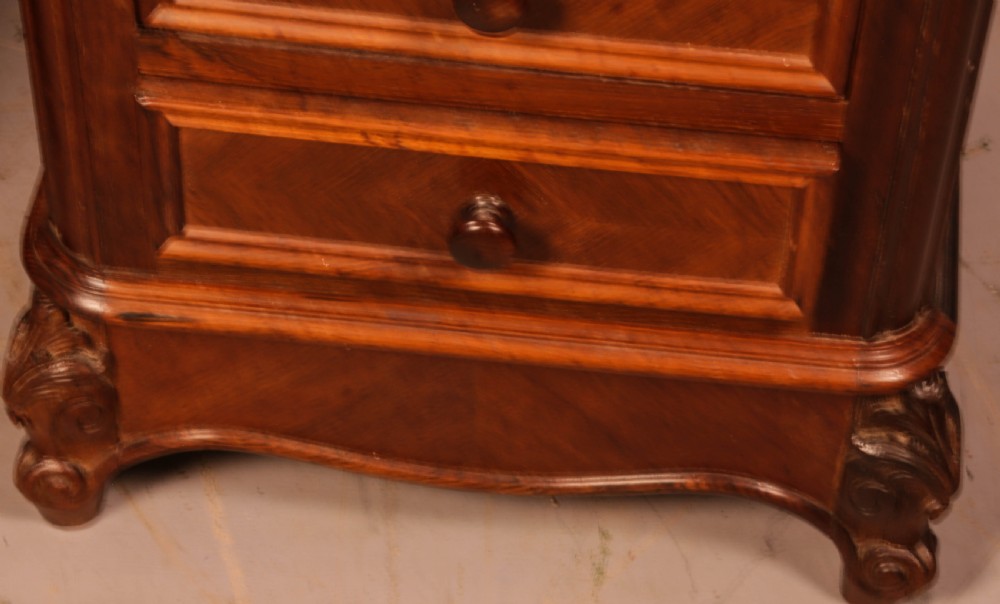 A Pair of French Bedside Cupboards in Walnut View VIII