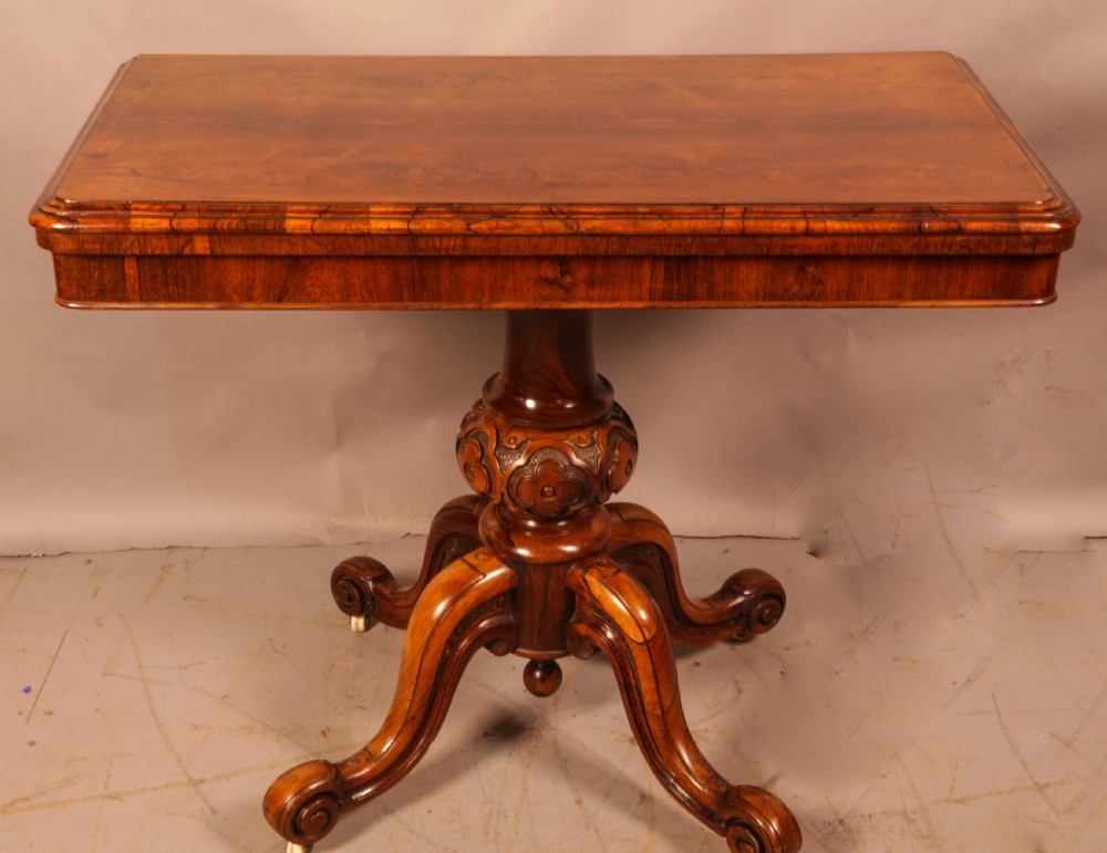 A Good William IV Tea Table in Rosewood 