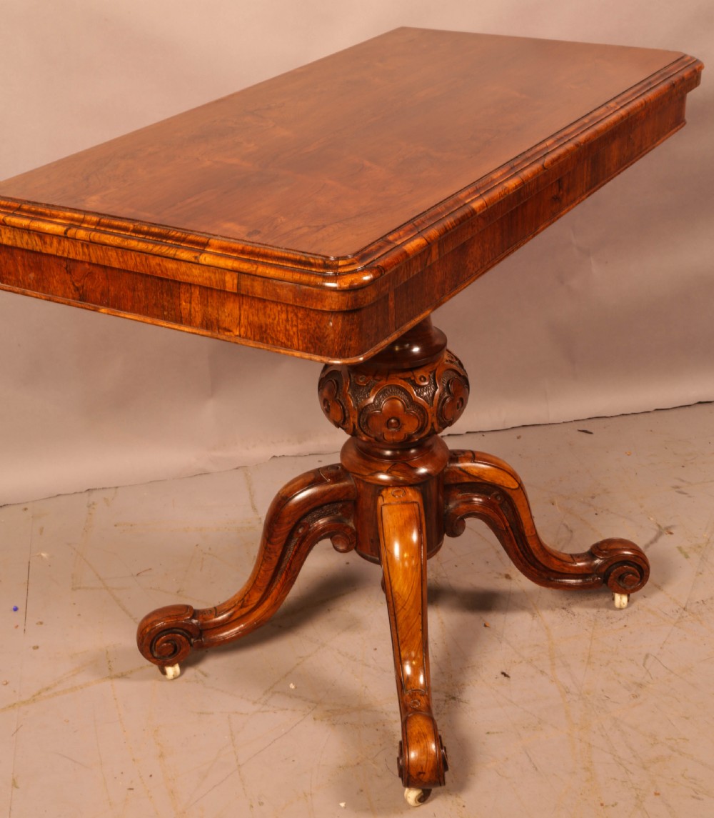 A Good William IV Tea Table in Rosewood  View IV
