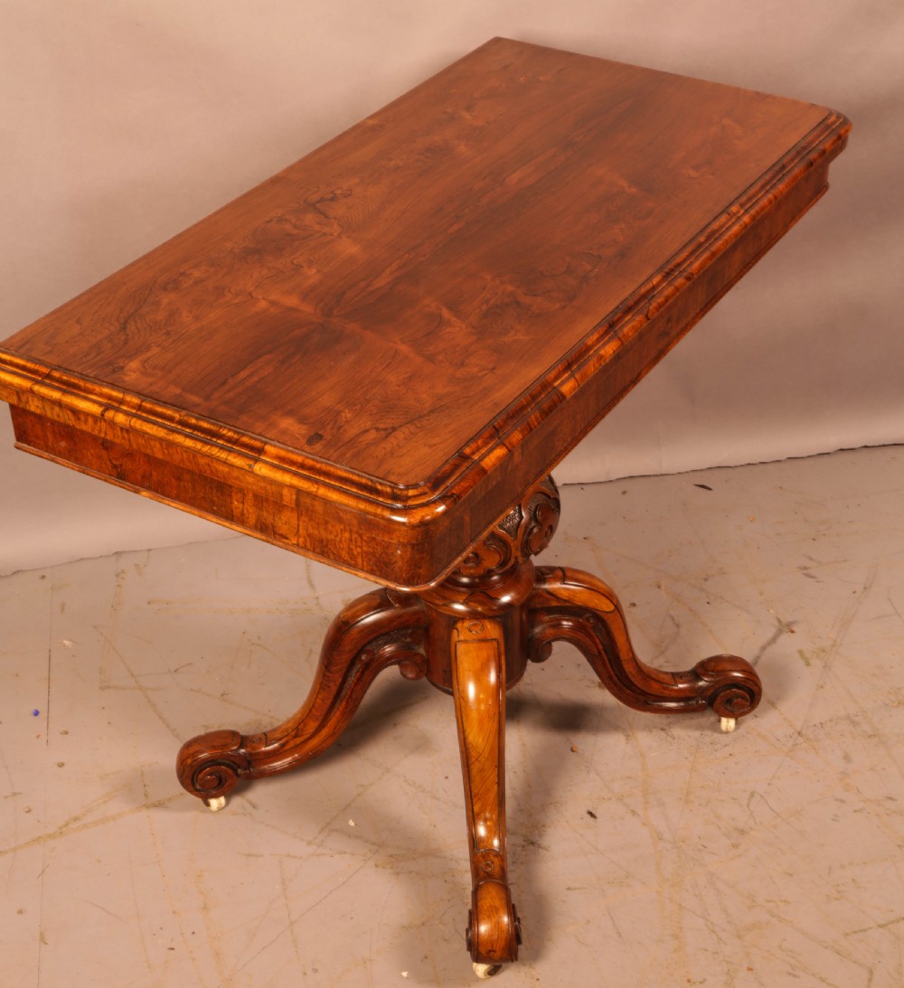 A Good William IV Tea Table in Rosewood  View V