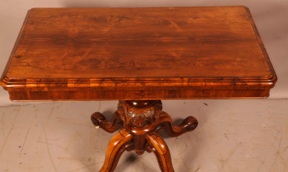 A Good William IV Tea Table in Rosewood  View VII
