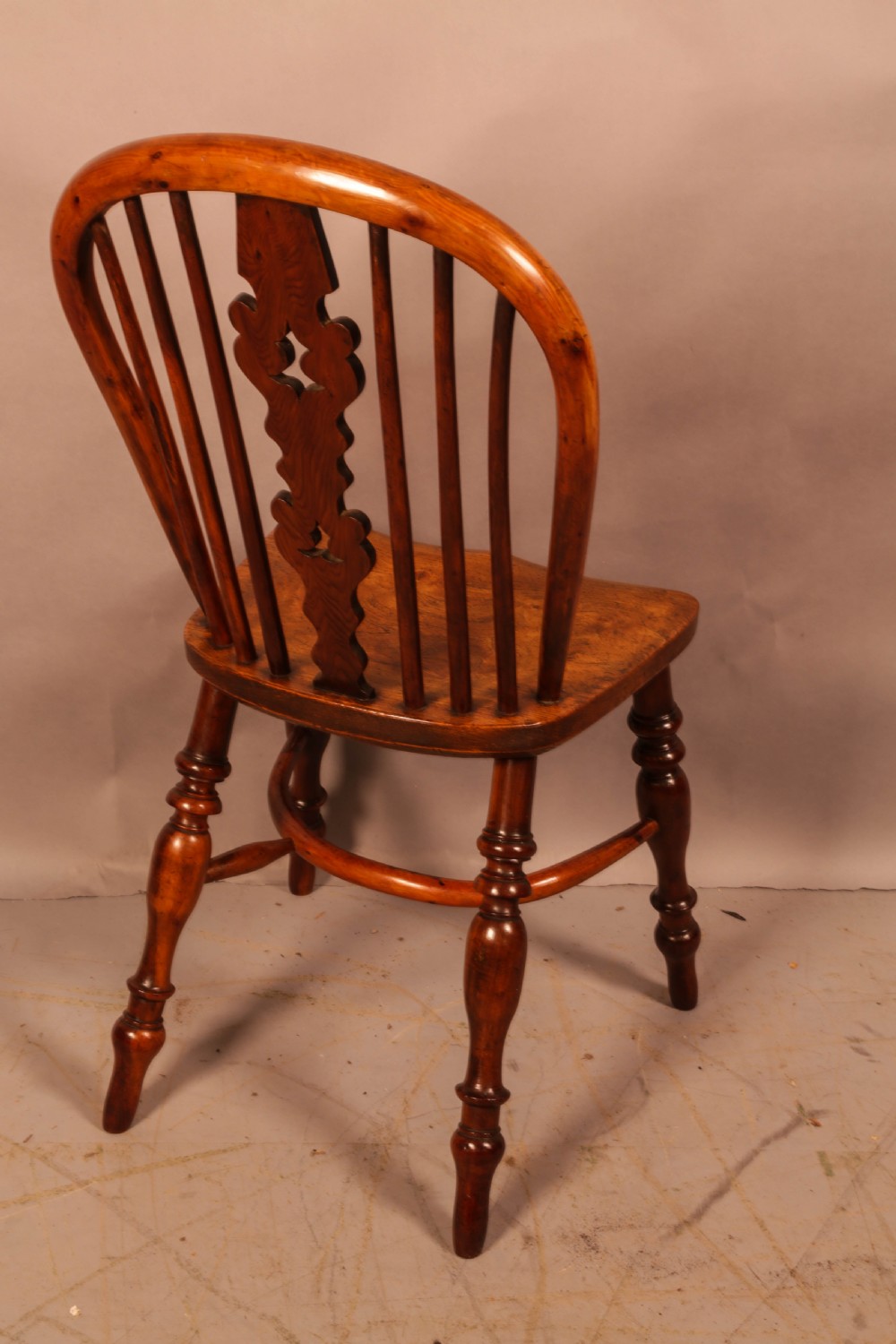 A Best Model Yew Windsor Kitchen Chair Allsop Worksop View III