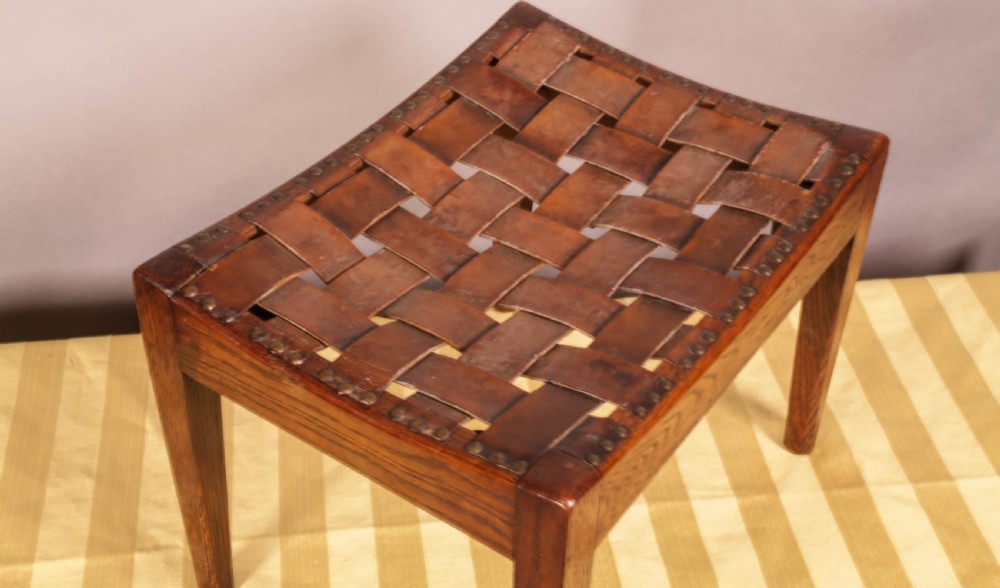 Simpson of Kendall Foot Stool Arts and Crafts View IV