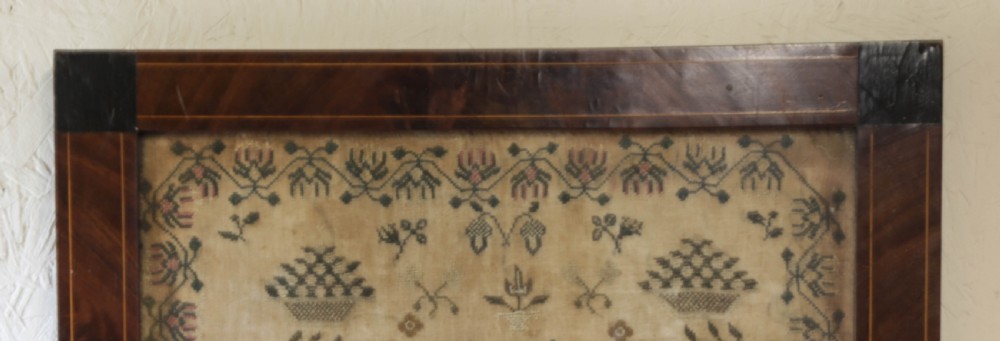 Georgian Needlework Sampler Eliza Watson of Thorne 1820 View IV