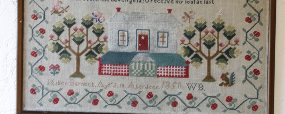 A Needlework Sampler y Hellen Barnett of Aberdeen aged 10 View II