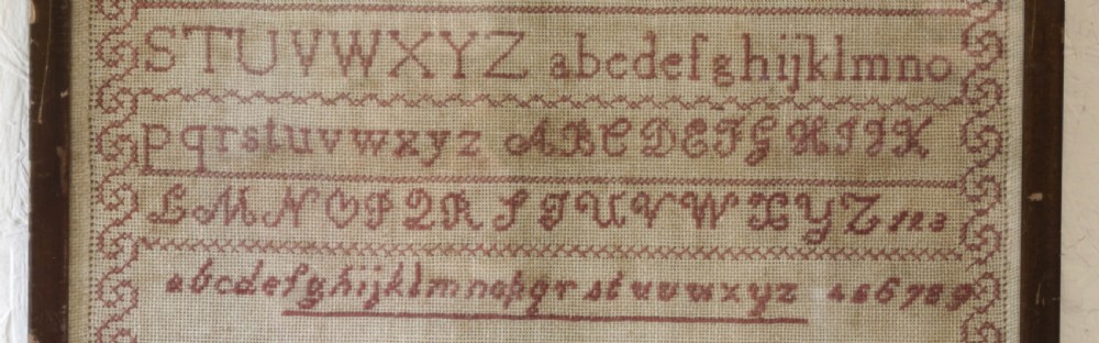 A Needlework Sampler by Diana Wood of Whitby View III