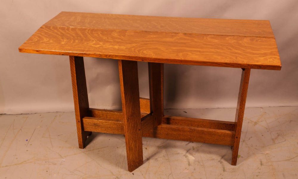 Arts and Crafts Drop Leaf Dining Table View VII