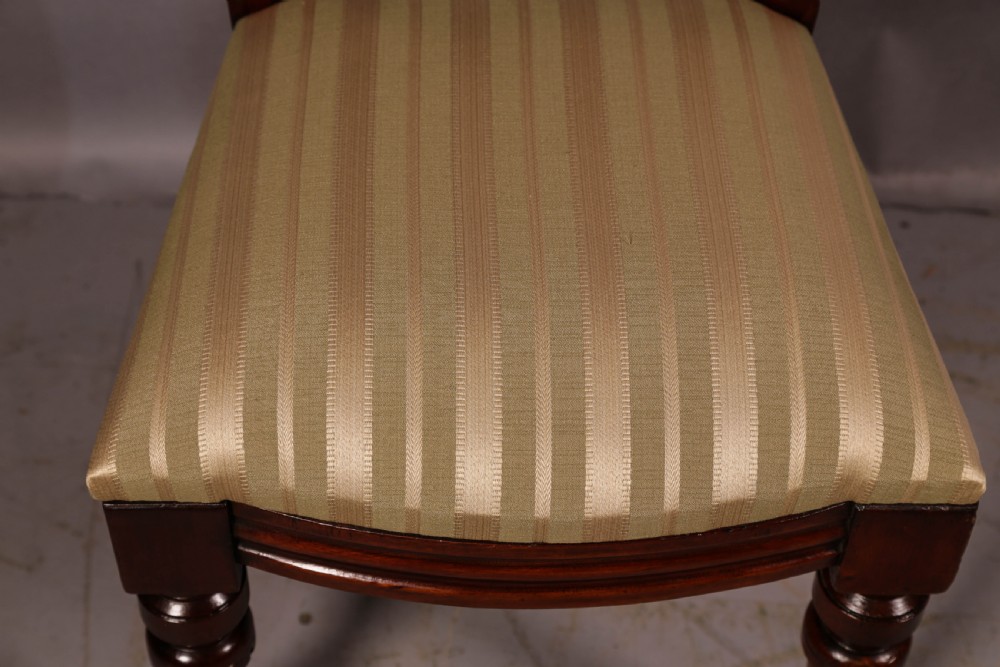 A Set of 12 Victorian Mahogany Balloon Back Dining Chairs View X