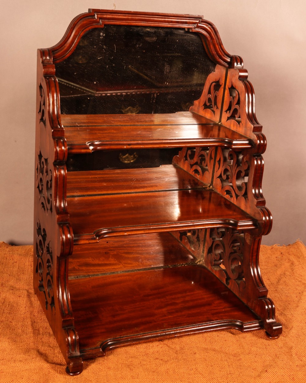 A Matching Pair of Mahogany Miniature Stands