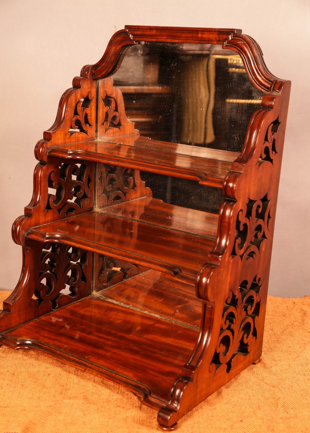 A Matching Pair of Mahogany Miniature Stands View IV