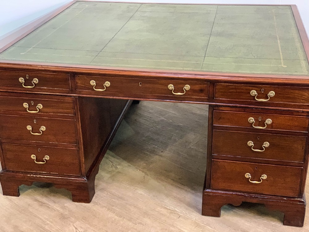 A Super Victorian Mahogany Partners Desk View II