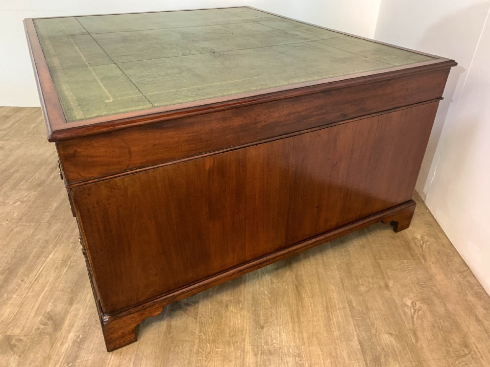 A Super Victorian Mahogany Partners Desk View V