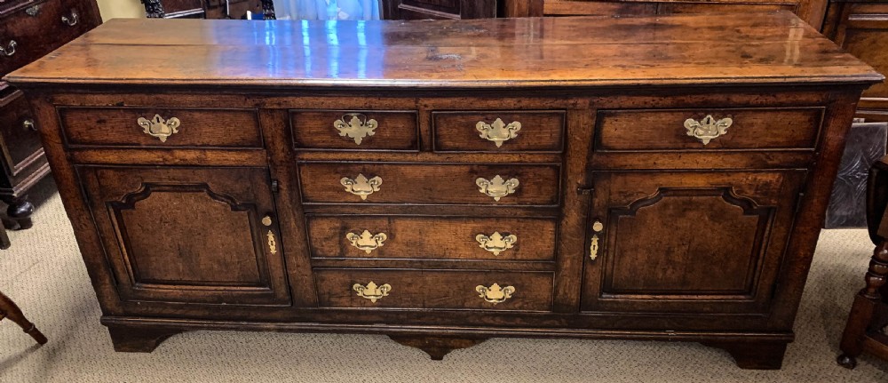 A Georgian Oak Serving Dresser Great Colour