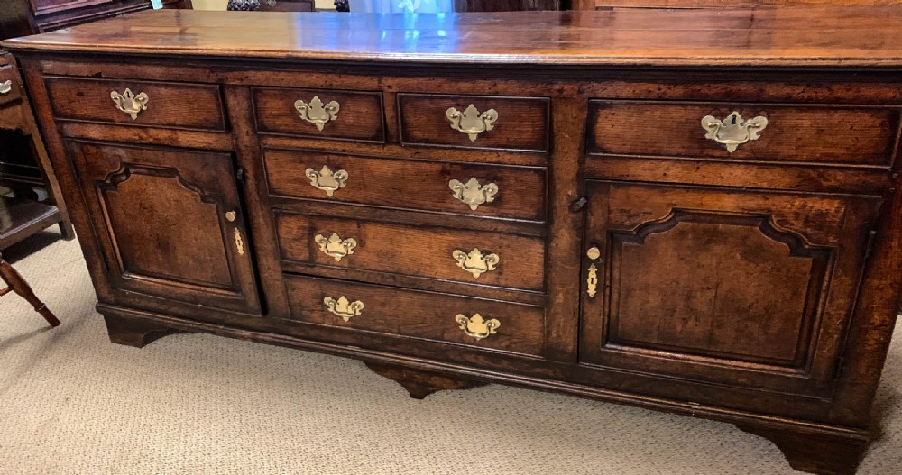 A Georgian Oak Serving Dresser Great Colour View II