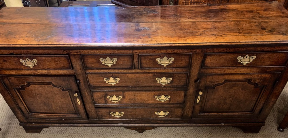 A Georgian Oak Serving Dresser Great Colour View III