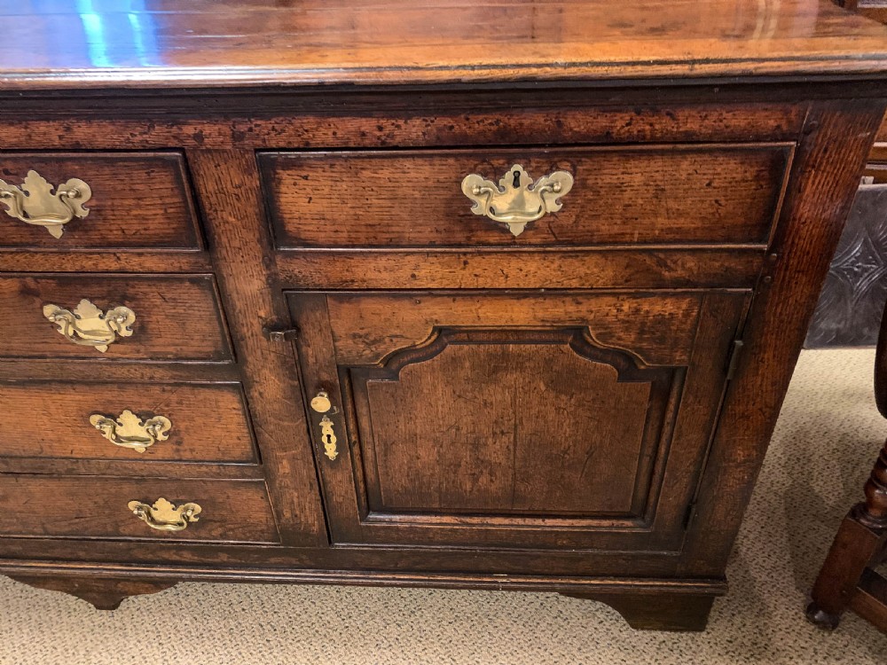 A Georgian Oak Serving Dresser Great Colour View IV