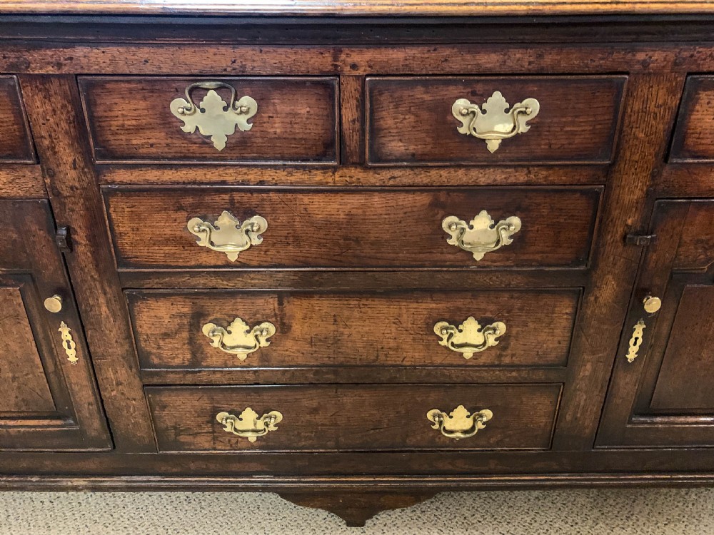 A Georgian Oak Serving Dresser Great Colour View IX