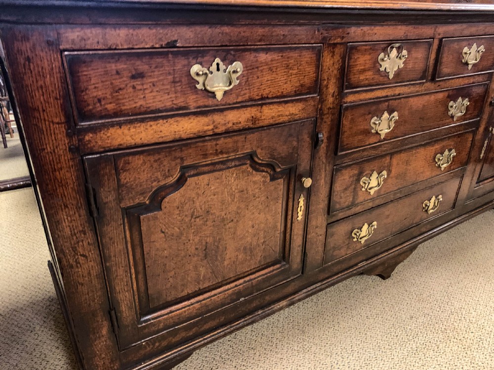 A Georgian Oak Serving Dresser Great Colour View XI