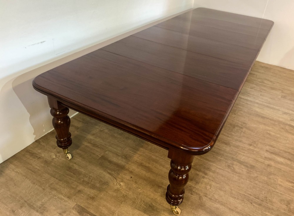 A Super Victorian Extending Dining Table in Mahogany seats up to 14 View II