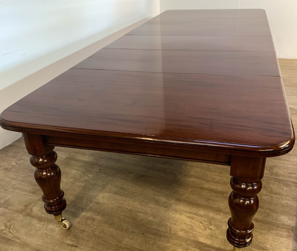 A Super Victorian Extending Dining Table in Mahogany seats up to 14 View III