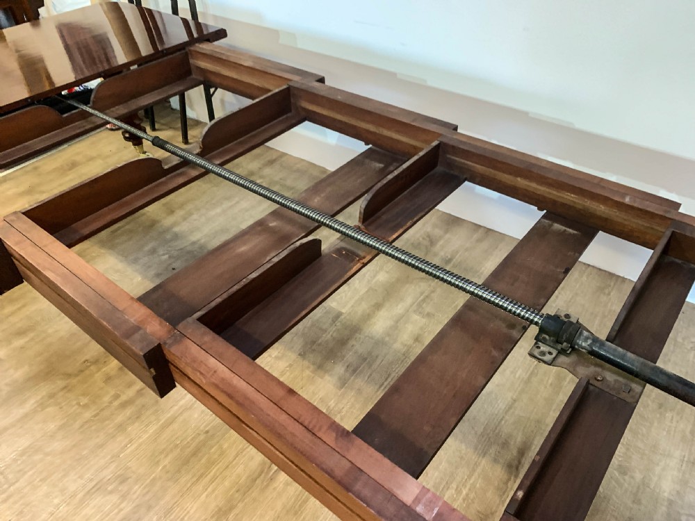 A Super Victorian Extending Dining Table in Mahogany seats up to 14 View XII