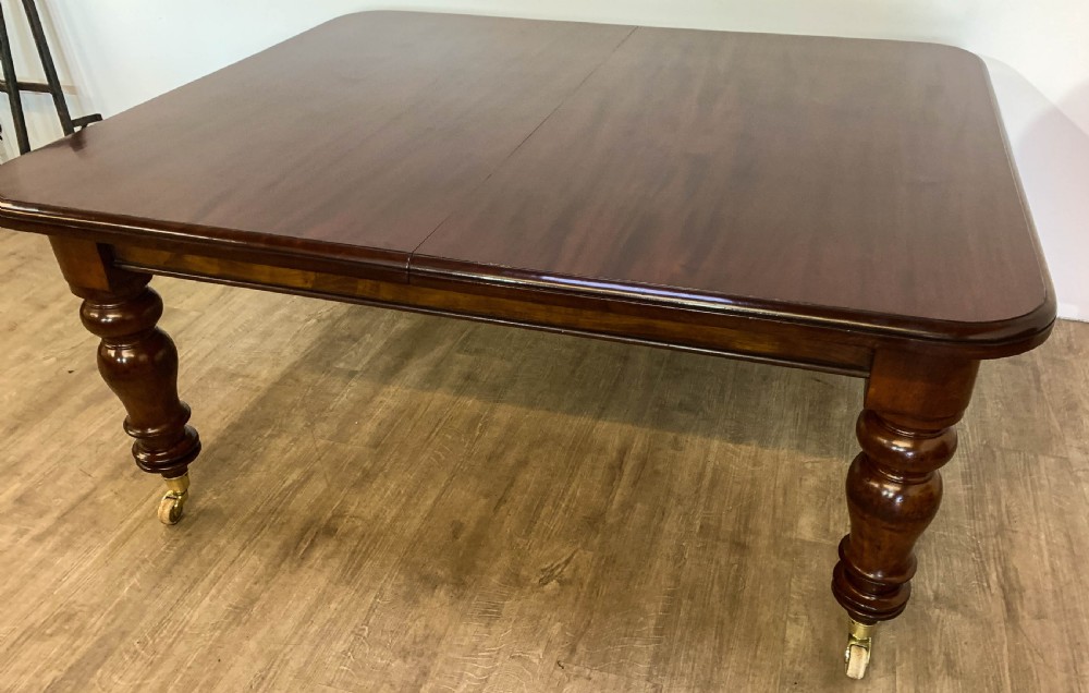 A Super Victorian Extending Dining Table in Mahogany seats up to 14 View XV