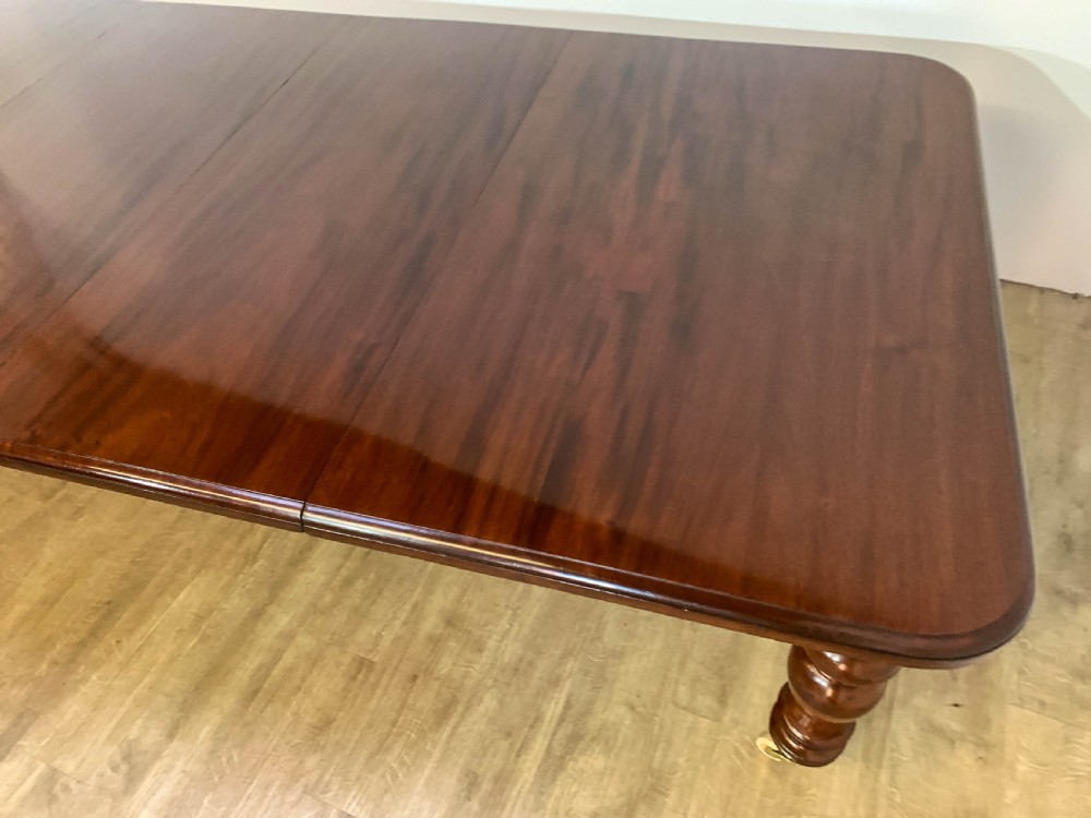 A Super Victorian Extending Dining Table in Mahogany seats up to 14 View XX