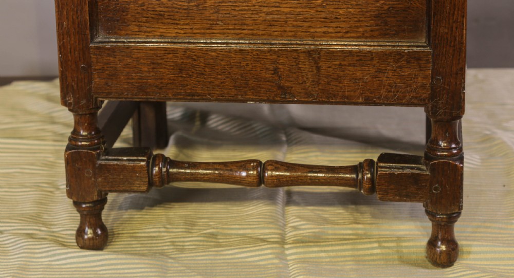 An Attractive early 18th c Close stool in Oak View II