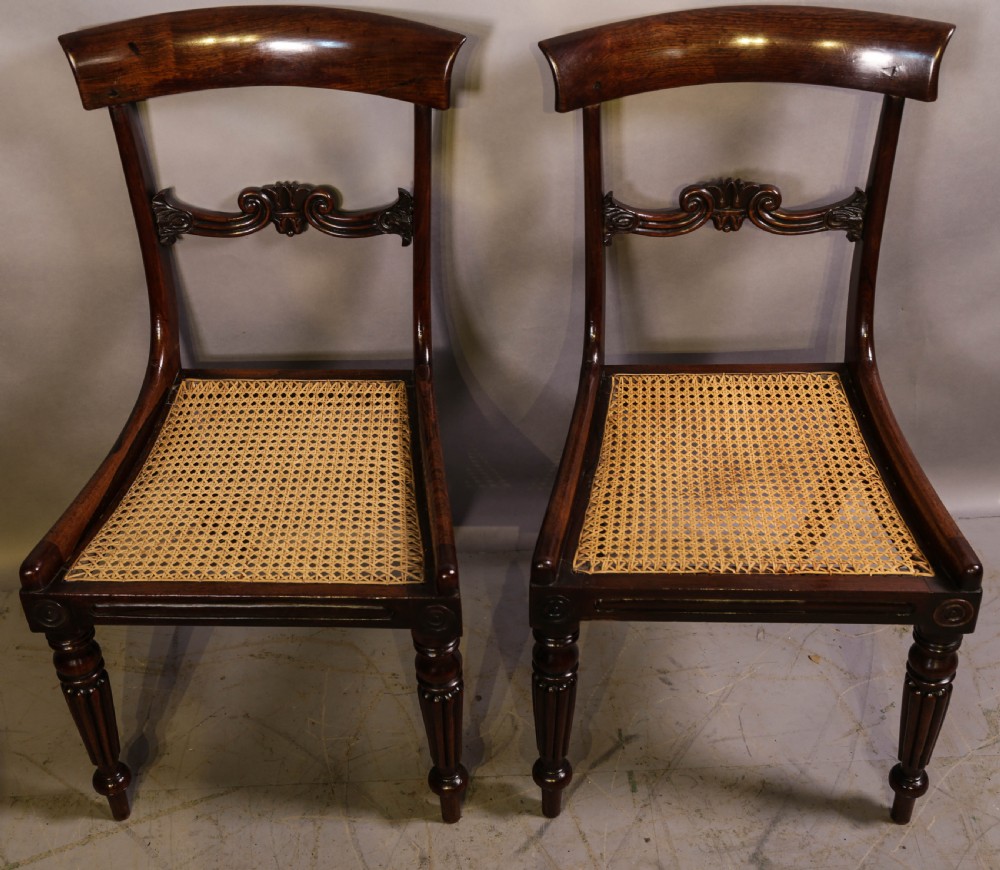 A Super Set of 6 Regency Dining Chairs in Rosewood View IV