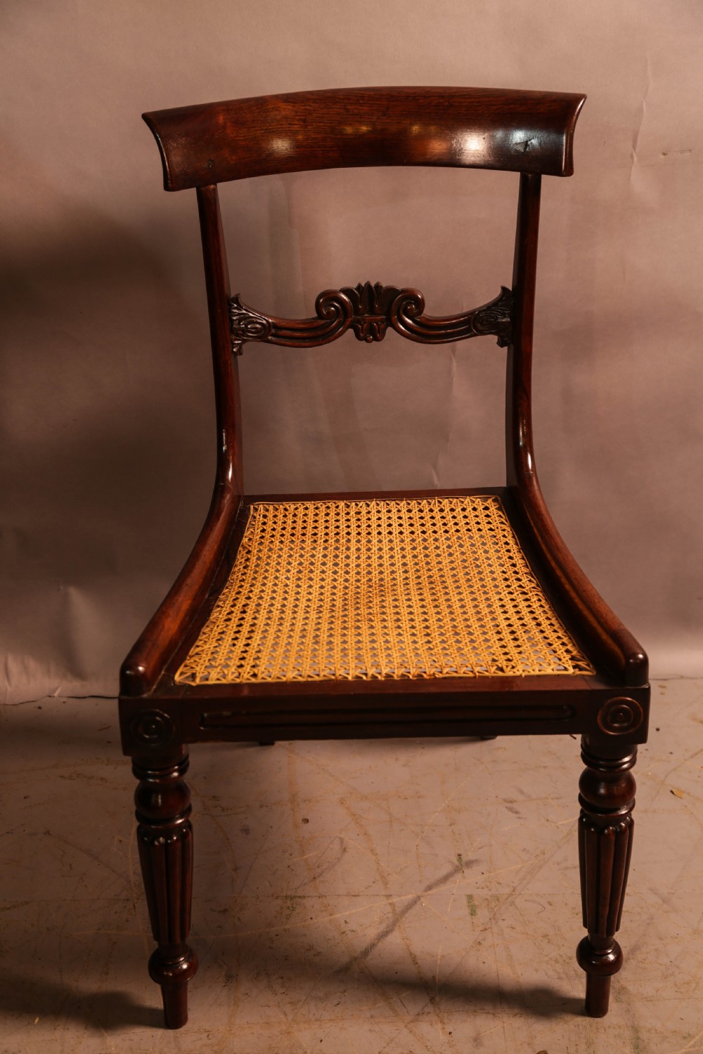 A Super Set of 6 Regency Dining Chairs in Rosewood View VII