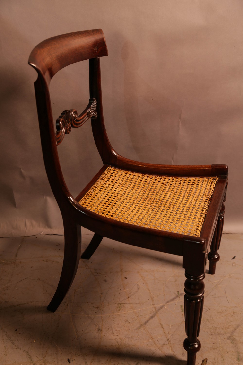 A Super Set of 6 Regency Dining Chairs in Rosewood View VIII