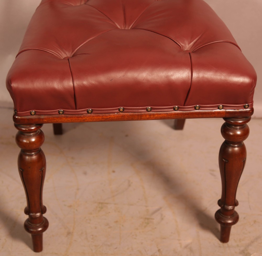 A Super set of 8 Victorian Dining chairs Mahogany View IX