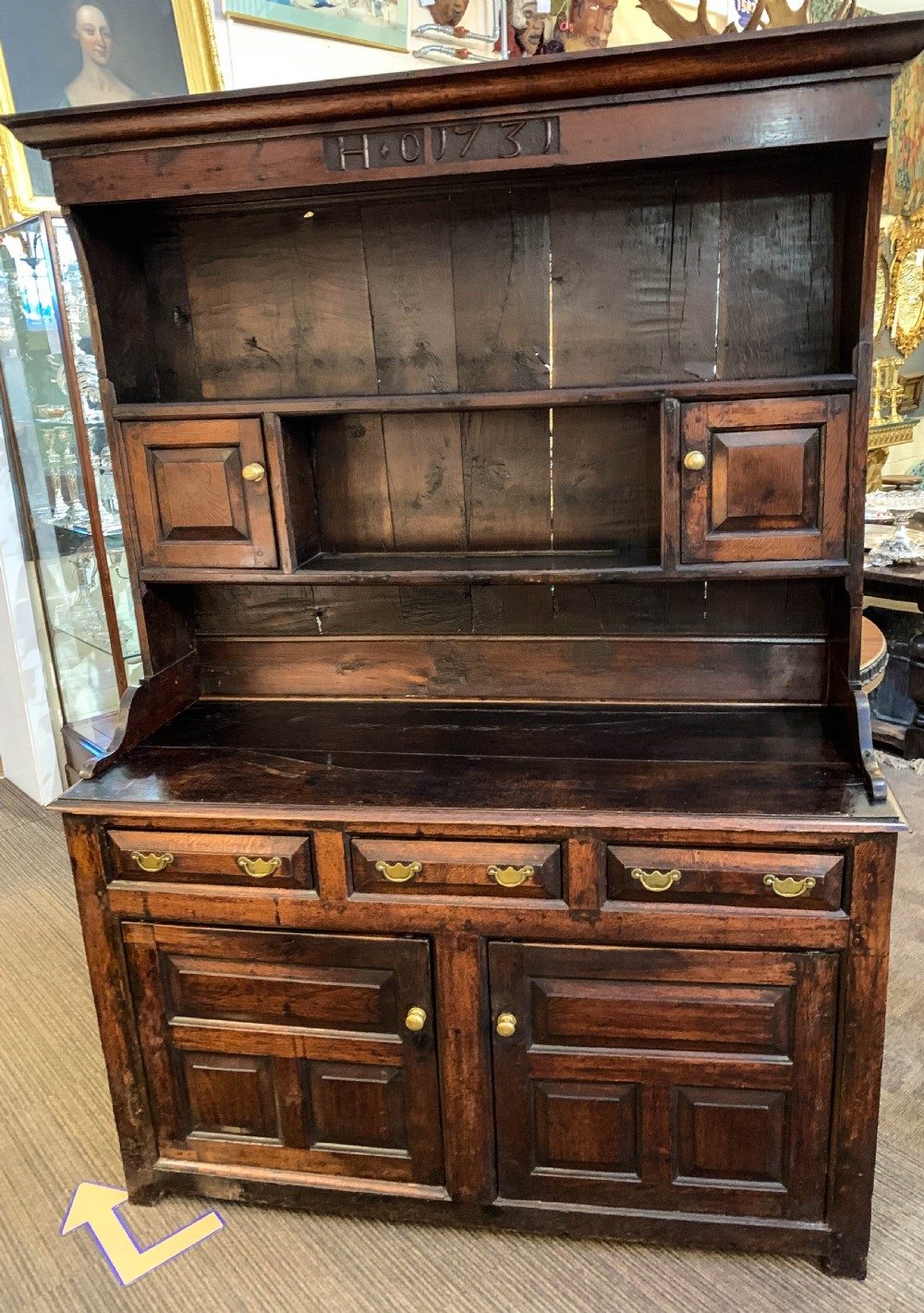 A Very Good Welsh Dresser 1731 HO in Oak