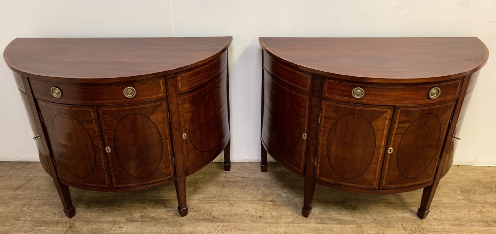 A Very Rare Matching Pair of Georgian Sideboards