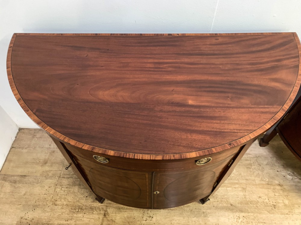 A Very Rare Matching Pair of Georgian Sideboards View II