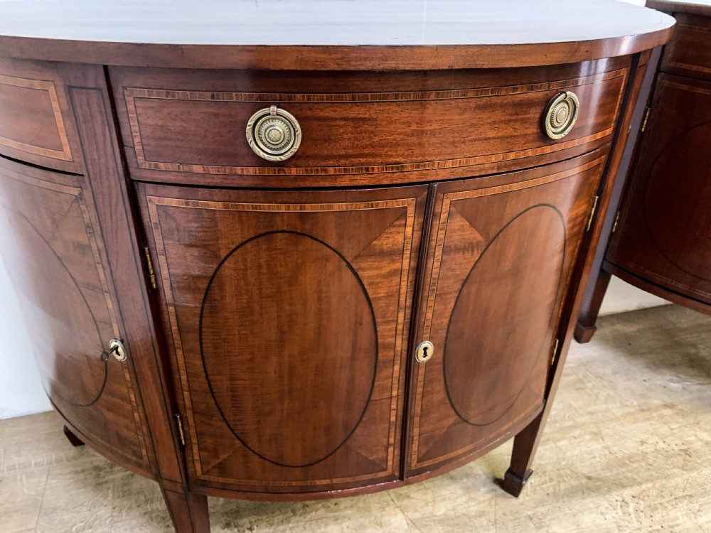 A Very Rare Matching Pair of Georgian Sideboards View IV