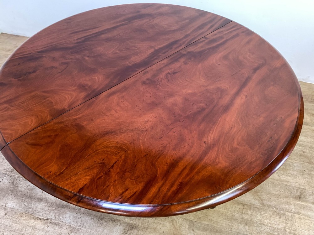 A Good William IV Extending Dining Table seats 8 View VI