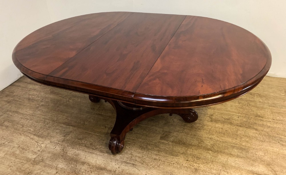 A Good William IV Extending Dining Table seats 8 View XII