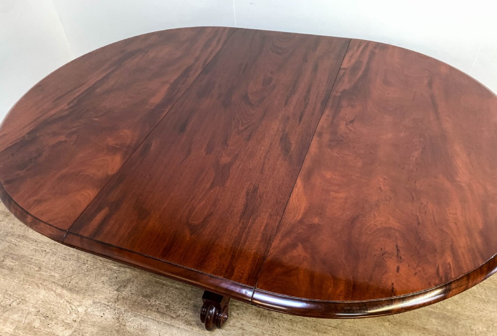 A Good William IV Extending Dining Table seats 8 View XIV