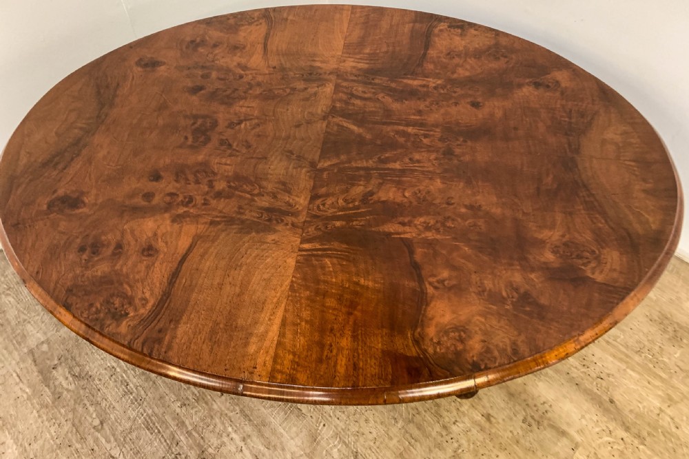 A Victorian Ovel Coffee Table in Walnut View II
